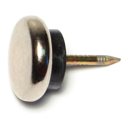 Midwest Fastener 7/8" Cushion Nickel Nail-On Glides 10PK 76622